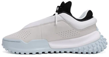 FILA x MIHARA YASUHIRO Low-Top Leather Platform Casual Shoes Men Beige Blue P06FW136 White Color FILA x MIHARA YASUHIRO Low-Top Leather Platform Casual Shoes Men Beige Blue P06FW136 White Color