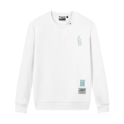FILA Mihara Yasuhiro Printed Pullover Sweatshirt White - Casual Wear F11M133203F-WT