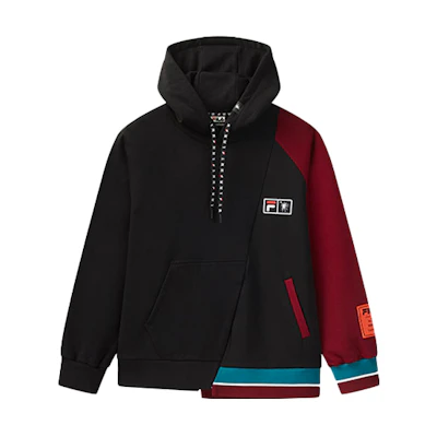 FILA Mihara Yasuhiro Pullover Hoodie Black - Fashion Casual Sweater F71M048507F-BK