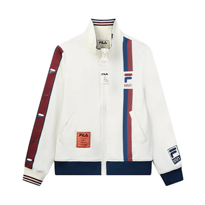 FILA Mihara Yasuhiro Retro Track Jacket Light Beige F71M038540F-WT