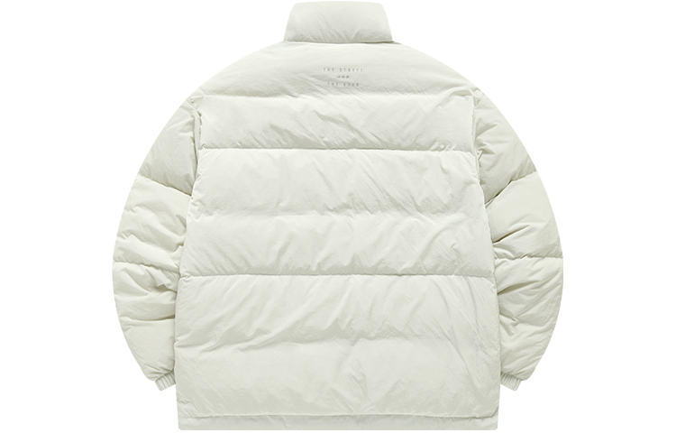 FILA Mihara Yasuhiro Unisex Logo Embroidered Puffer Jacket - Antelope White. F11U143902F-IV 圖 3