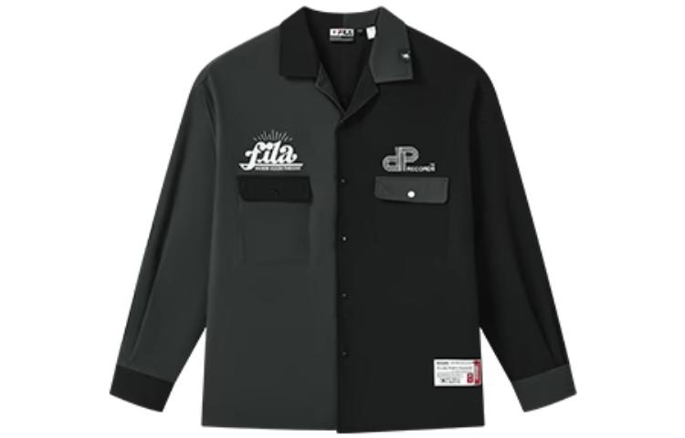 FILA Mihara Yasuhiro Unisex Outdoor Casual Black Long-Sleeve Jacket F11U313701F