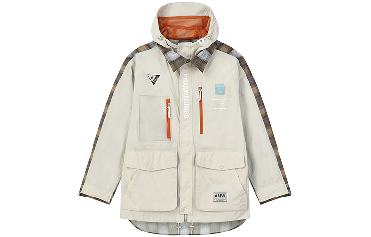 FILA x Mihara Yasuhiro Utility Jacket Olive Yellow/Bean Grey Collab F11M133701F-BG