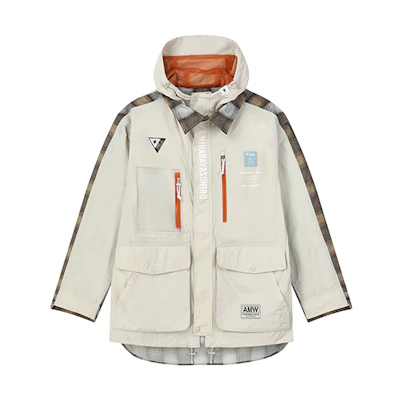 FILA Mihara Yasuhiro Utility Jacket Olive Yellow/Bean Grey Collab F11M133701F-BG