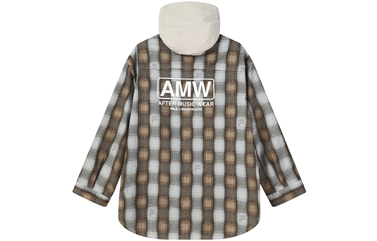 Lookbook FILA x 三原康裕联名工装夹克 橄榄黄/灰褐色 F11M133701F-BG