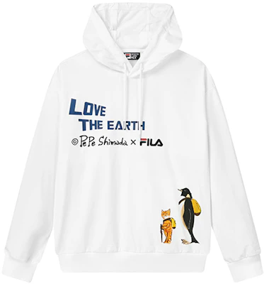 FILA x Pepe Shimada 卡通圖案刺繡Logo白色長袖上衣 F11M133293F-WT Buy FILA x Pepe Shimada 卡通圖案刺繡Logo白色長袖上衣 F11M133293F-WT