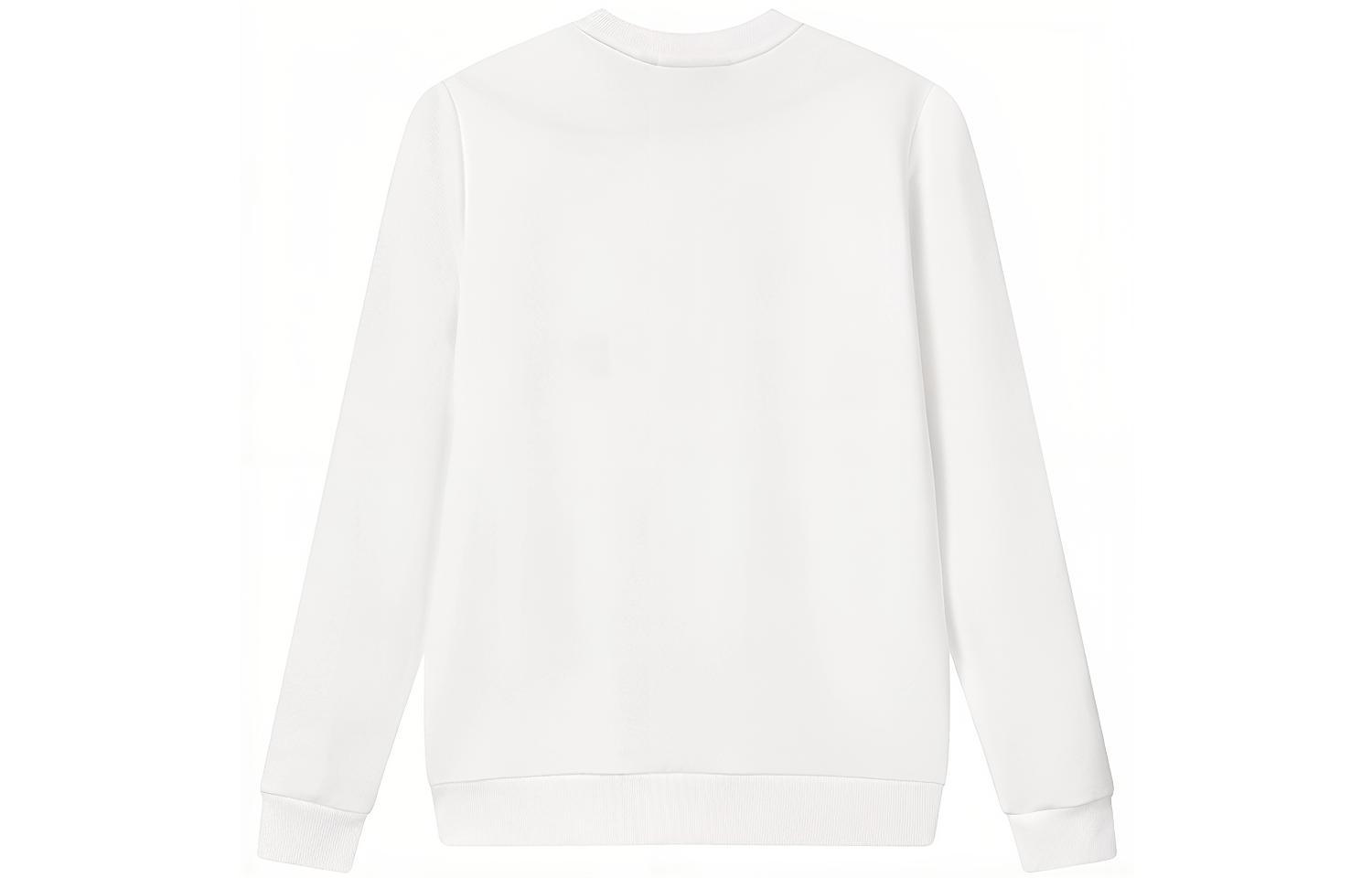 FILA Pepe Shimada Logo Print Pullover Sweatshirt - Standard White F11M133298F-WT