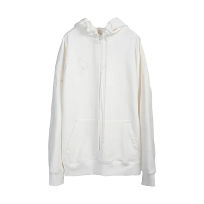 FILA POST ARCHIVE FACTION (PAF) White Hoodie Pullover Sweatshirt - Korean Fit FS2POD4P11X-WHI
