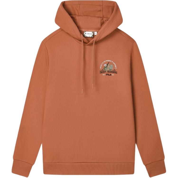 FILA Rousseau HERITAGE Hoodie Casual Comfort - Sunset Orange F11M448217F-OR
