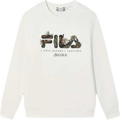 FILA x Rousseau 經典系列 白色氧氣美式風格長袖運動衫 F11M448219F-WT Order FILA x Rousseau 經典系列 白色氧氣美式風格長袖運動衫 F11M448219F-WT