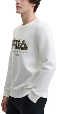 FILA x Rousseau 經典系列 白色氧氣美式風格長袖運動衫 F11M448219F-WT Purchase FILA x Rousseau 經典系列 白色氧氣美式風格長袖運動衫 F11M448219F-WT