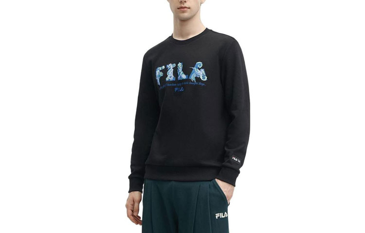 FILA V&A Heritage Morgan Crewneck Sweatshirt Black () F11M418219F-BK