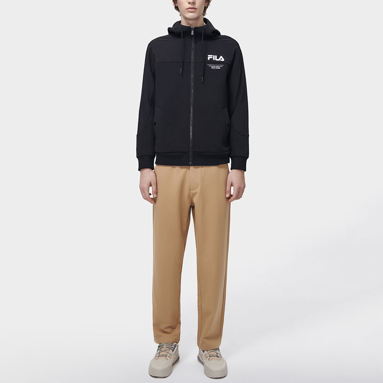 FILA Van Gogh Logo Print Black Hoodie Jacket Edition F11M318506FBK 圖 7