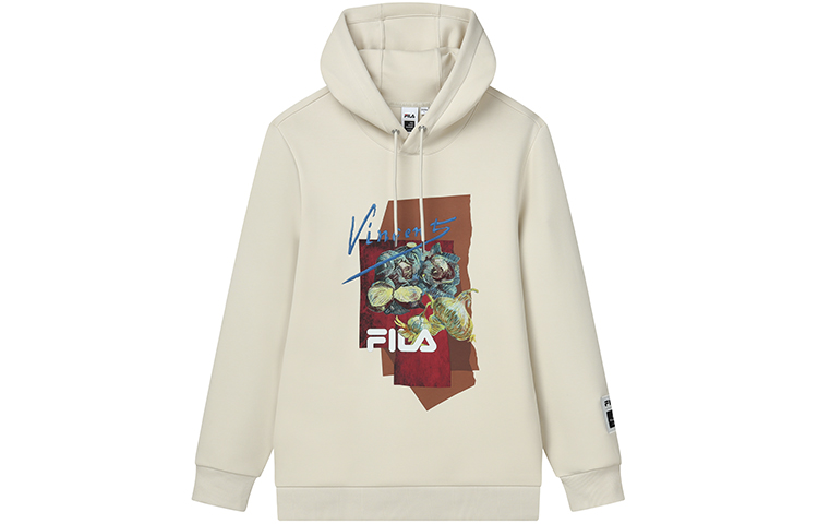 FILA Van Gogh Museum Lactose Hoodie Collaborative Sweater F11M218210F-BG