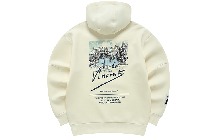 FILA Van Gogh Museum Printed Knit Pullover Sweatshirt Men’s Pale Green F11M218203F-IV