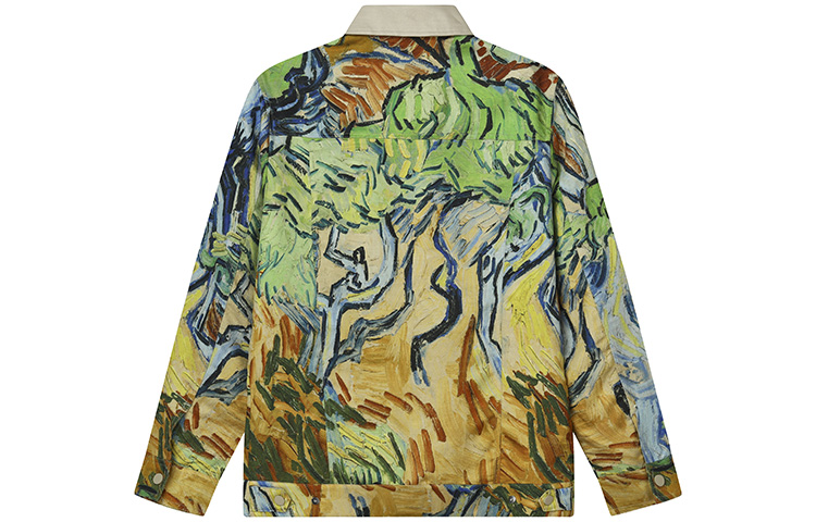 Lookbook FILA x Van Gogh SS22  Jacket All-Over Print Casual Sportswear. F11M228704F-ZA