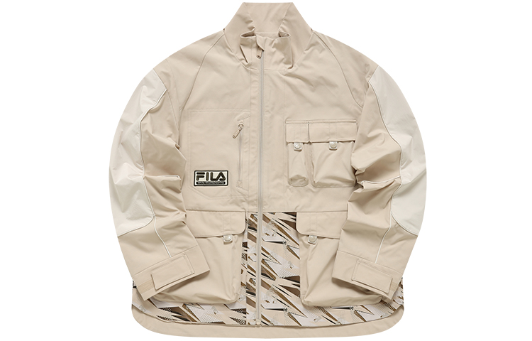 FILA White Mountaineering Outdoor Casual Woven Jacket in Multicolor T11M217711F-LK