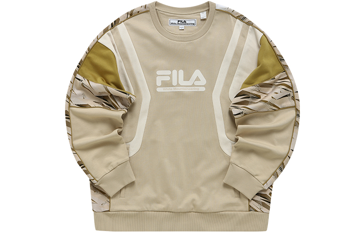 FILA White Mountaineering Pullover Sweatshirt Casual Fashion Mica Color T11M217203F-LK