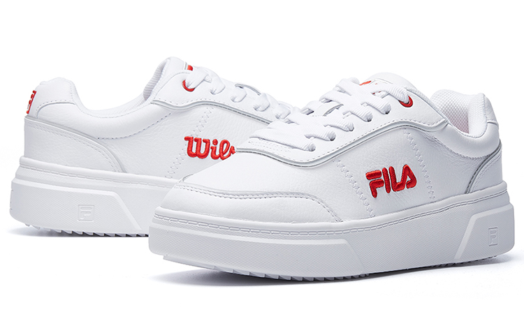 Shop FILA x Wilson Court Low ''Blanc Rouge'' F12M031302FFW