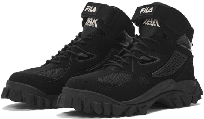 FILA Yak Boots Trail High-Top Running Shoes 'Black Comfort' 1BM01276013 Lookbook FILA Yak Boots Trail High-Top Running Shoes 'Black Comfort' 1BM01276013