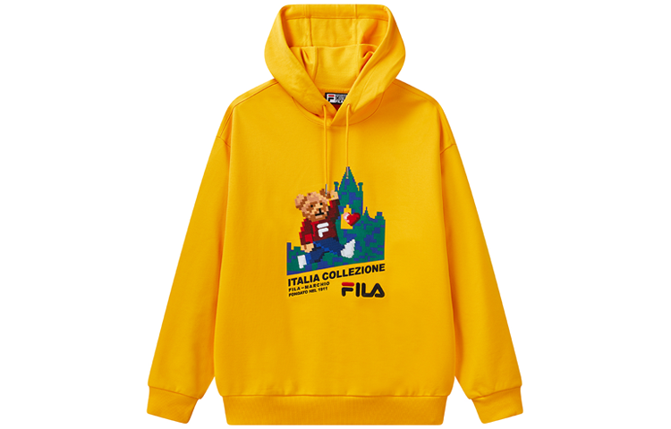 FILA Yellow Pullover Hoodie F51M118259F-YE