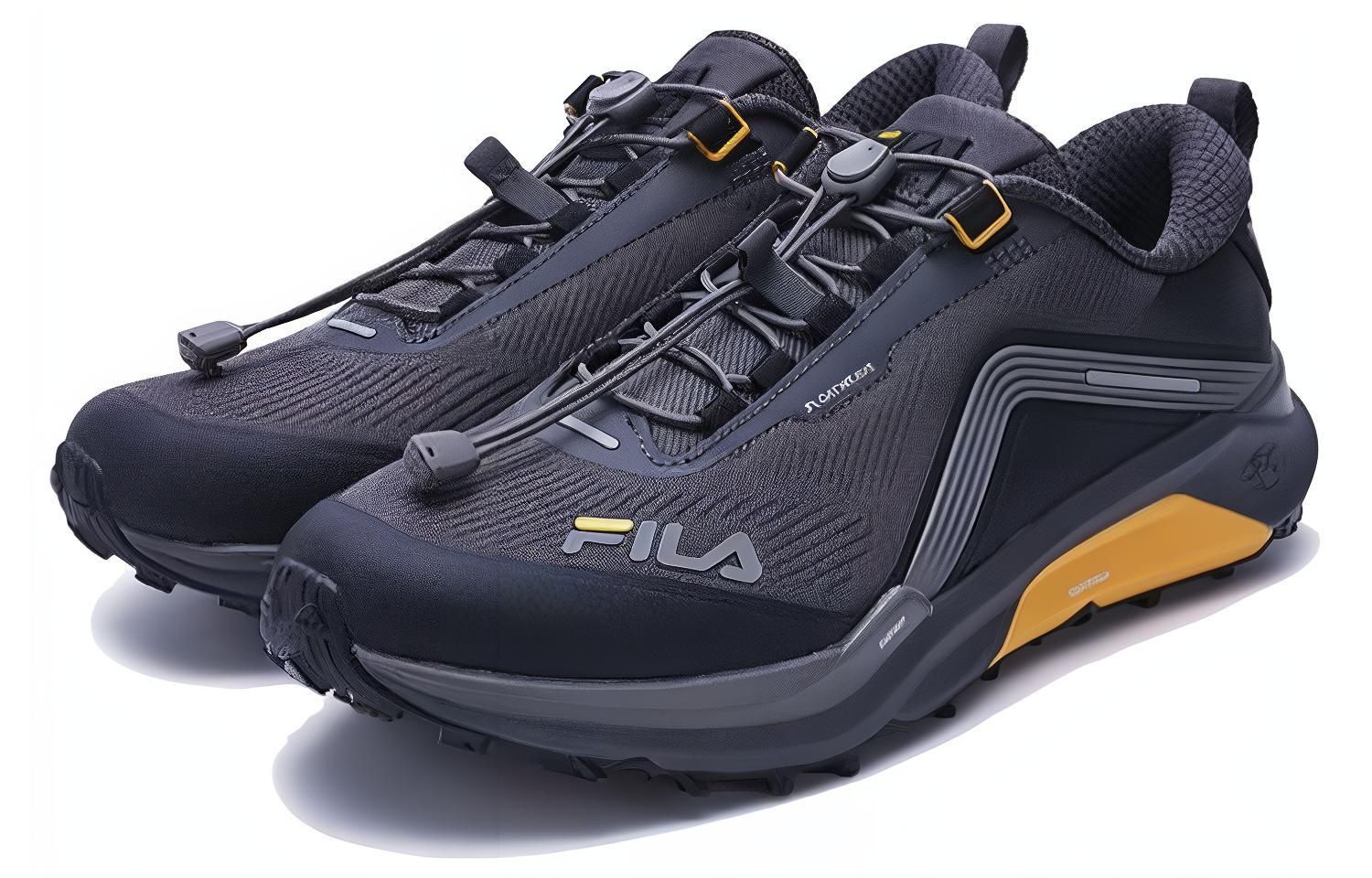 FILA Yoga 3A LYNX 1 Shoes 'Black Orange' 圖 3