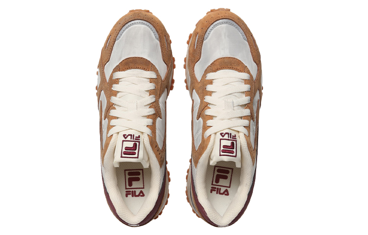 FILA Zagato Washing Low Top Running Shoes Grey/Brown 圖 3