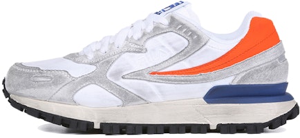 FILA Zagato Washing Low Top Running Shoes Grey/Orange/Blue 1RM01579D_817 FILA Zagato Washing Low Top Running Shoes Grey/Orange/Blue 1RM01579D_817
