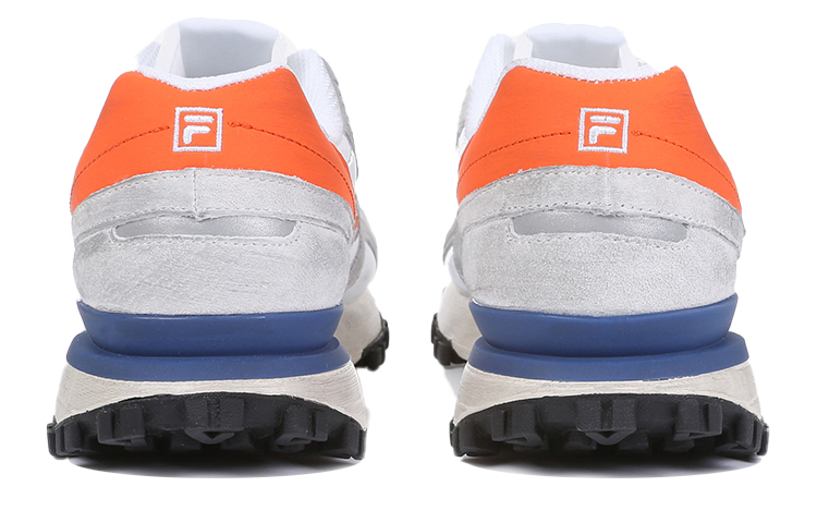 Shop 휠라 자가토 로우탑 러닝화 (그레이/오렌지/블루) 1RM01579D_817