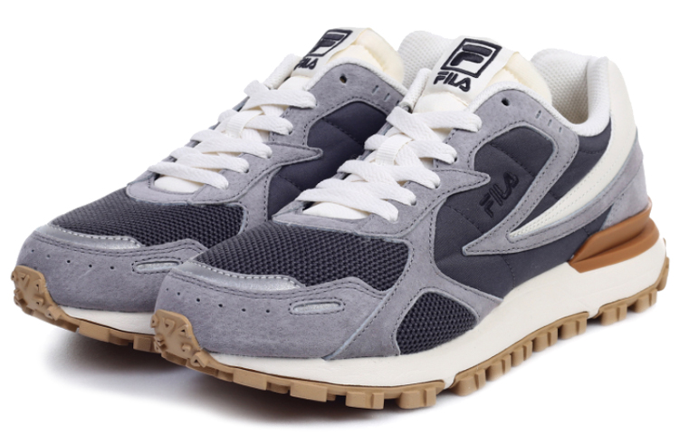 FILA Zagato Retro Running Shoes Black/Grey/Brown 圖 2