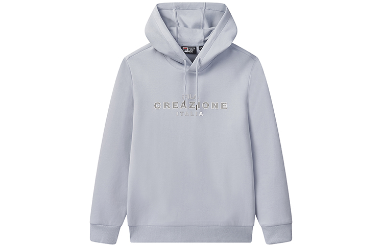 FILA Zen Blue Sweatshirt with Letter Print F11M048233F-LB