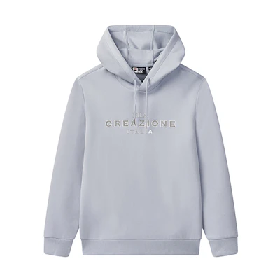 FILA Zen Blue Sweatshirt with Letter Print F11M048233F-LB