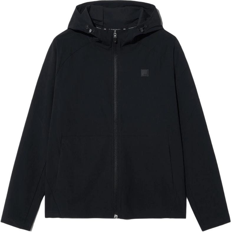 FILA Zipper Hoodie Jacket Unisex Black Color FS2FTH2204UBLK