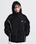 Shop FILLUMINATE 弧线防风外套 - 黑色 FBESUJW104BK