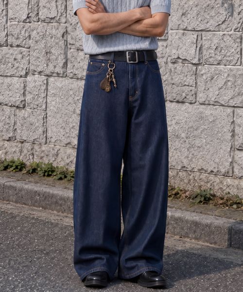 FILLUMINATE Distressed Washed Denim Pants - Indigo FBEFUDP008NY