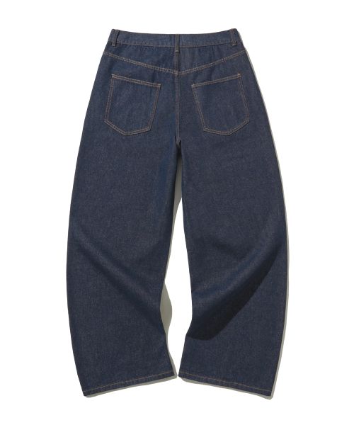 Shop フィルミネイト ダメージ ウォッシュ デニムパンツ - インディゴ FBEFUDP008NY