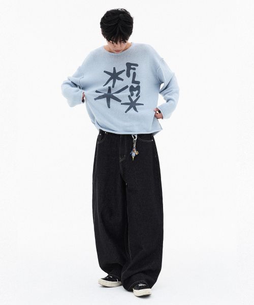 Details for フィルミネイト ダメージ ウォッシュ デニムパンツ - インディゴ FBEFUDP008NY