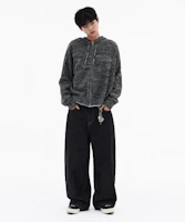 Lookbook Filluminate Distressed Washed Denim Pants - Low Black FBFSUDP003WB