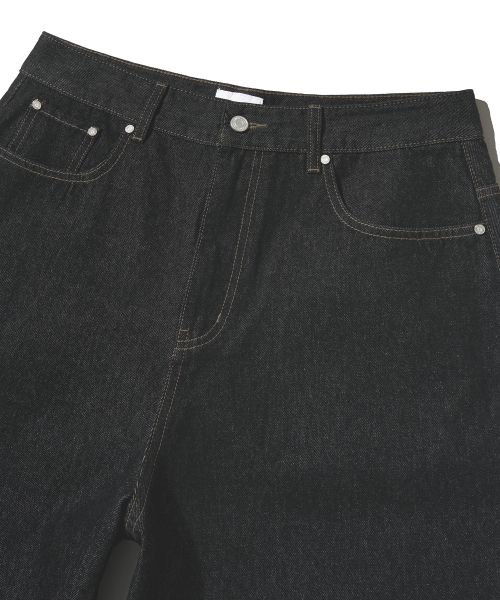 Sizing Filluminate Distressed Washed Denim Pants - Low Black FBFSUDP003WB
