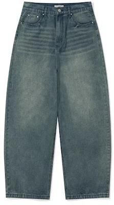 FILLUMINATE 做旧水洗牛仔裤 - 中蓝色 Damage Washed Denim Pants-mb Lookbook FILLUMINATE 做旧水洗牛仔裤 - 中蓝色 Damage Washed Denim Pants-mb