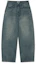 Lookbook FILLUMINATE 做旧水洗牛仔裤 - 中蓝色 Damage Washed Denim Pants-mb