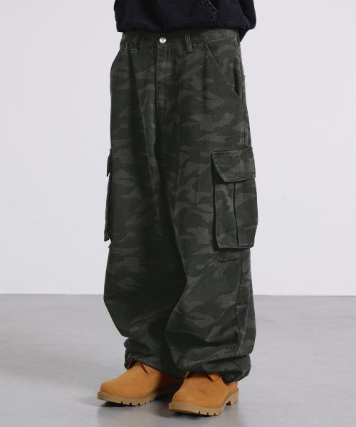 Filluminate Military Cargo Pants - Black FBESUWP103BK