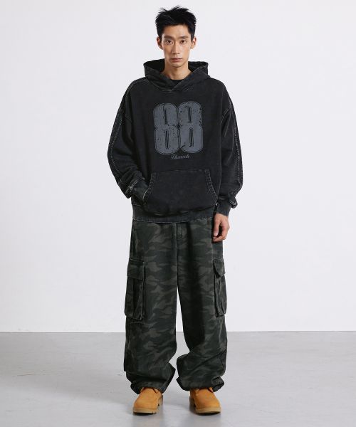 Shop Filluminate Military Cargo Pants - Black FBESUWP103BK