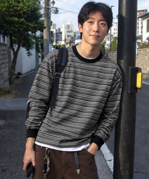 Filluminate Multi Stripe Long Sleeve - Black FBEFULS005BK