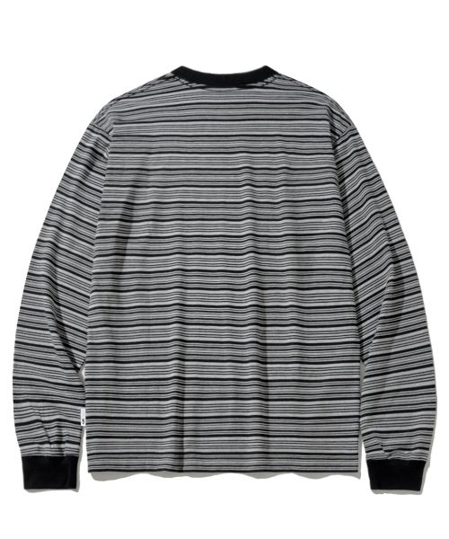 Lookbook Filluminate Multi Stripe Long Sleeve - Black FBEFULS005BK