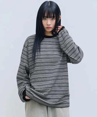 Filluminate Multi Stripe Long Sleeve - Black FBEFULS005BK Shop Filluminate Multi Stripe Long Sleeve - Black FBEFULS005BK