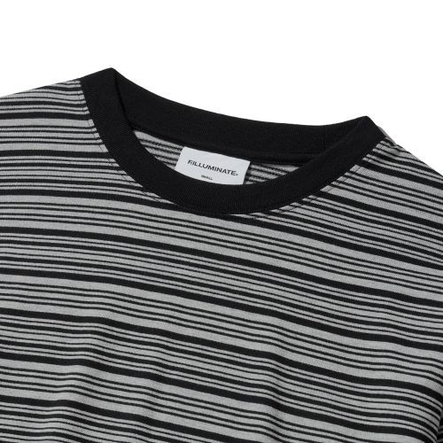 Cheap Filluminate Multi Stripe Long Sleeve - Black FBEFULS005BK