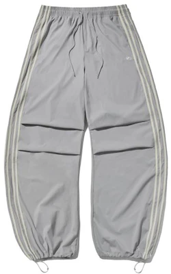 FILLUMINATE Nylon Two Tuck Track Pants - Gray FBFCUPT001GR Order FILLUMINATE Nylon Two Tuck Track Pants - Gray FBFCUPT001GR