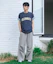 Shop FILLUMINATE Nylon Two Tuck Track Pants - Gray FBFCUPT001GR