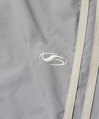 FILLUMINATE Nylon Two Tuck Track Pants - Gray FBFCUPT001GR 2